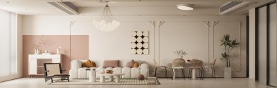 法式奶油客餐厅3D模型下载